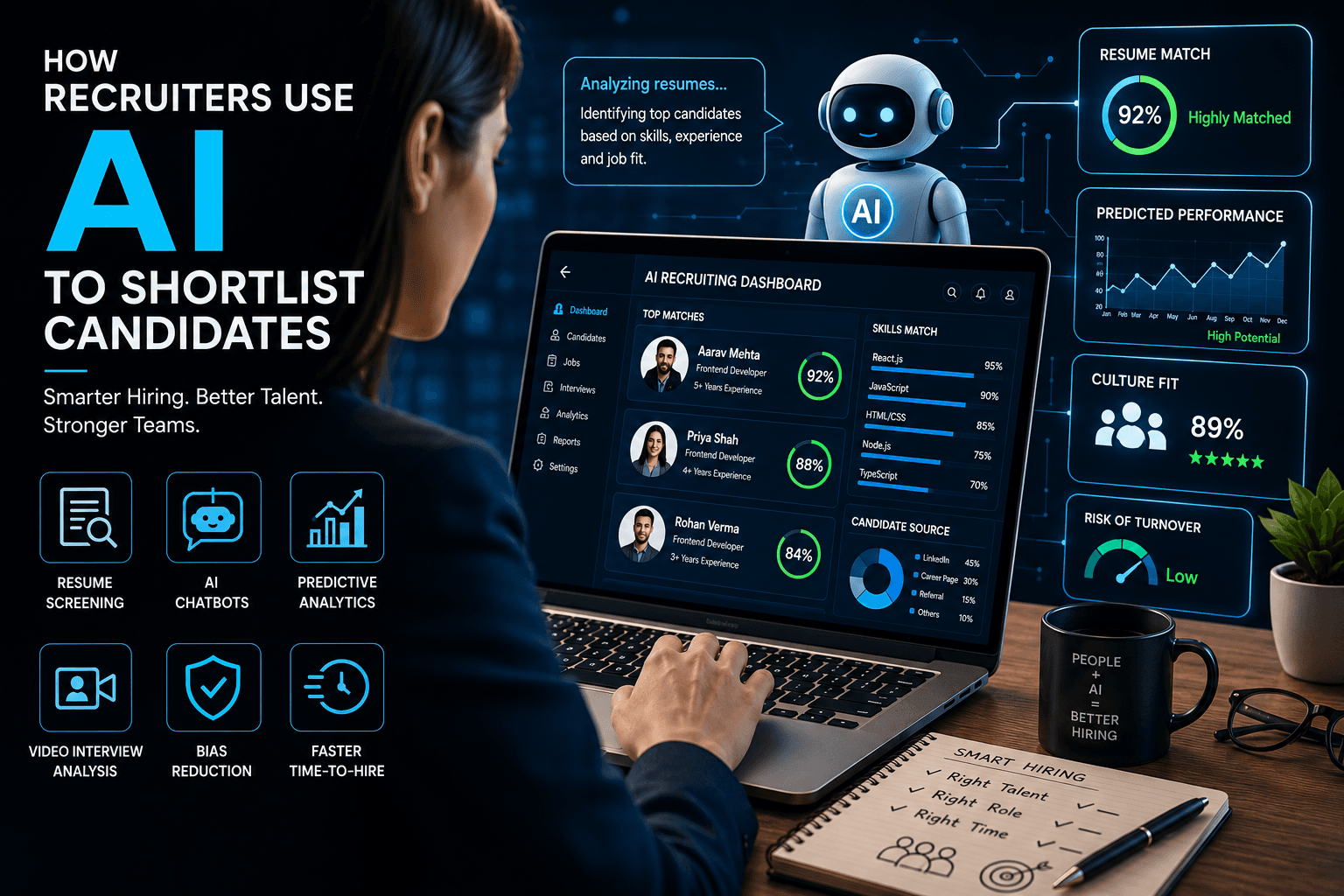 How Recruiters Use AI to Shortlist Candidates: A Complete Guide to Smarter Hiring