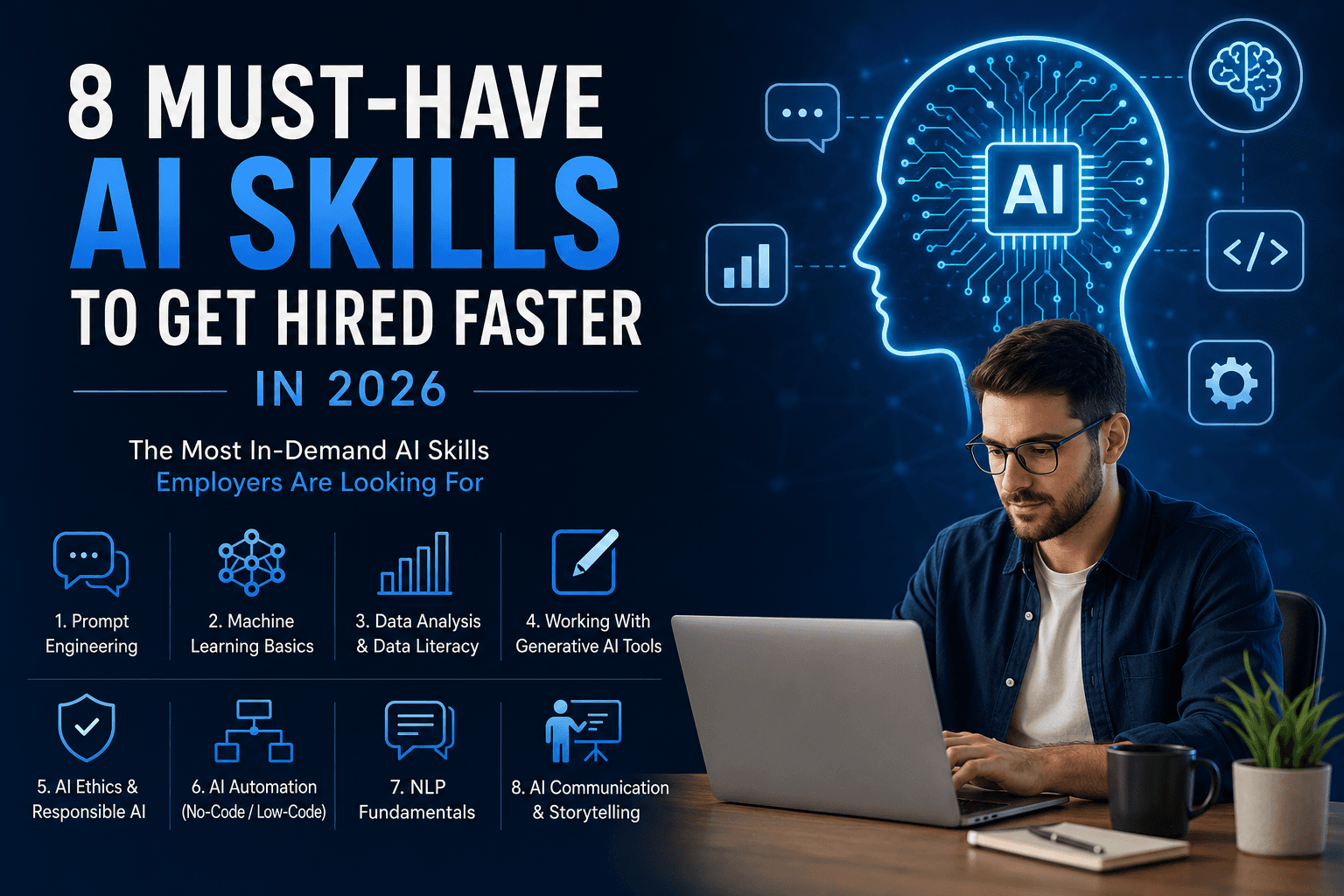 Top AI Skills That Will Get You Hired Faster